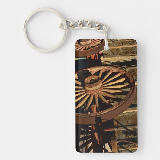 Antiker Maultierzuglastwagen Schlüsselanhänger (Vorderseite)