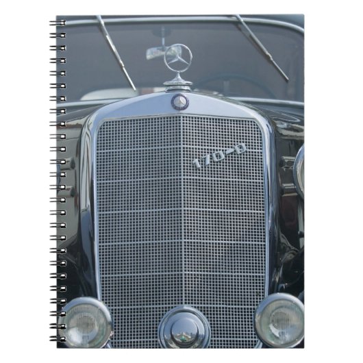 antiker Mercedes 2 Notizblock (Vorderseite)