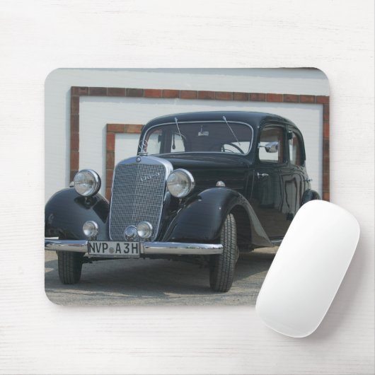 antiker Mercedes 3 Mousepad (Mit Mouse)