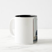 antiker Mercedes 3 Zweifarbige Tasse (Vorderseite Links)