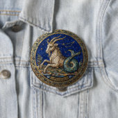 Antiker Mosaik-Zodiak Steinbock Button (Beispiel)