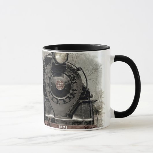 Antiker Motor-Kaffeezug Tasse (Rechts)