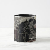 Antiker Motor-Kaffeezug Tasse (Zentrum)