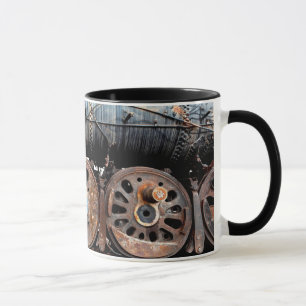 Antiker Motor-Kaffeezug Tasse