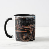 Antiker Motor-Kaffeezug Tasse (Links)