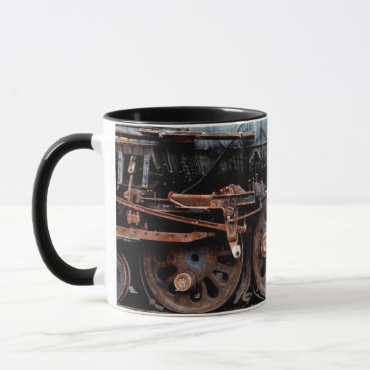 Antiker Motor-Kaffeezug Tasse (Links)