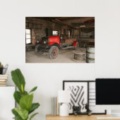 Antiker Motor Poster (Heimbüro)