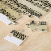 Antiker Musik-Spielberichtsbogen Puzzle (Seite)