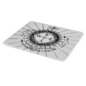 Antiker Navigationskompass Schneidebrett (Ecke)
