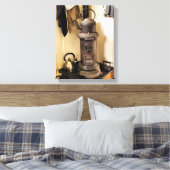 ANTIKER OFEN LEINWANDDRUCK (Insitu (Schlafzimmer))