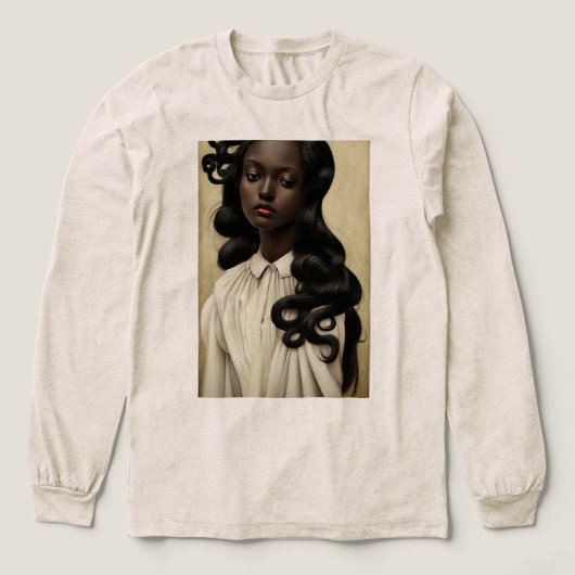 Antiker Onyx Tri-Blend Shirt (Design Vorderseite)