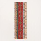 Antiker Orientaler Türkischer Roter Ottoman Kilim  Yogamatte (Vorderseite)