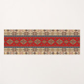 Antiker Orientaler Türkischer Roter Ottoman Kilim  Yogamatte (Vorderseite (Horizontal))