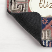 Antiker orientalischer roter türkischer Persertepp Mousepad (Ecke)