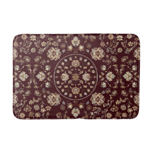 Antiker orientalischer Teppich im Vintage-Look in Badematte