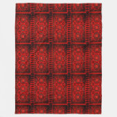 Antiker orientalischer Teppich-Look - rötlich Fleecedecke (Vorderseite)