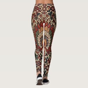 Antiker orientalischer türkischer Perserteppich Leggings