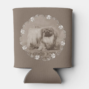 Antiker Pekingese Dosenkühler