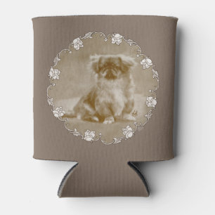 Antiker Pekingese Dosenkühler