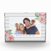 Antiker Peony Strip Fotoblock (Vorderseite)
