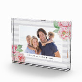Antiker Peony Strip Fotoblock (Rechts)