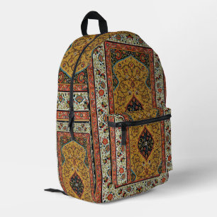 Antiker persischer reicher Teppich Eleganter Teppi Bedruckter Rucksack