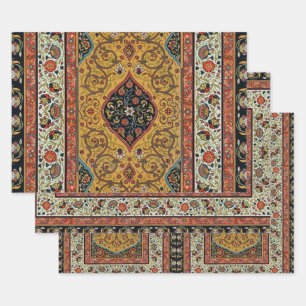 Antiker persischer reicher Teppich Eleganter Teppi Geschenkpapier Set