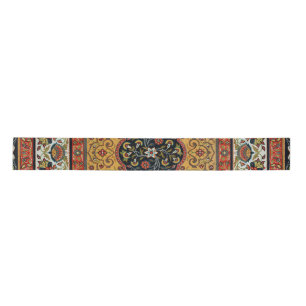 Antiker persischer reicher Teppich Eleganter Teppi Satinband