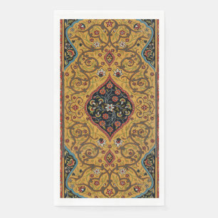 Antiker persischer reicher Teppich Eleganter Teppi Serviette