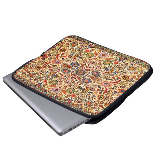 Antiker persischer Teppich Laptopschutzhülle (Vorne Knopf)