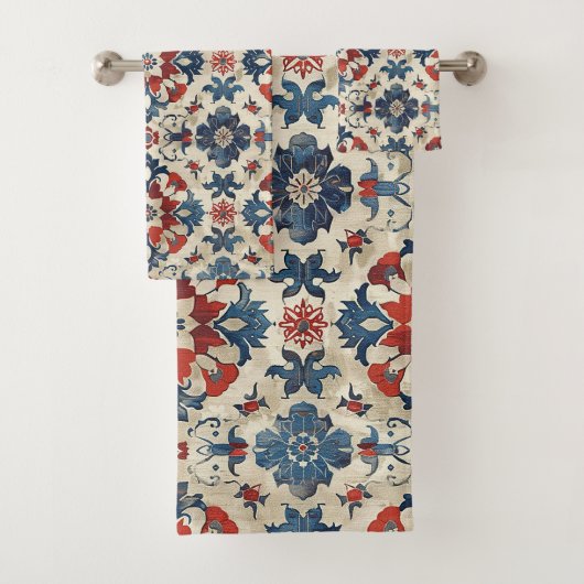 Antiker Persischer Türkischer Orientalischer Kilim Badhandtuch Set (Insitu)