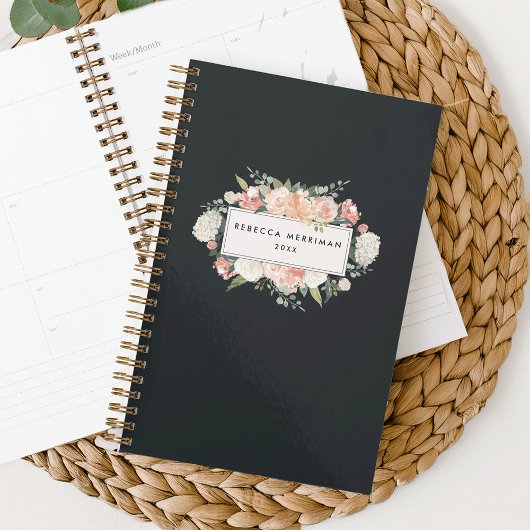 Antiker Personalisierter Planer | Anthrazit