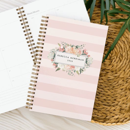 Antiker Personalisierter Planer | Blüte