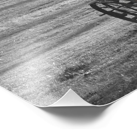 Antiker Pflug Fotodruck (Ecke)