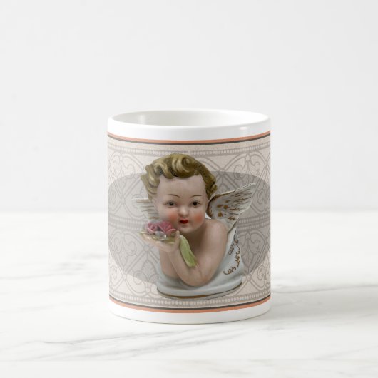 ANTIKER PORZELLANJUNGE KAFFEETASSE (Mittel)