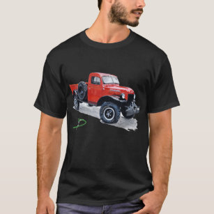 Antiker Power-Lastwagen-LKW-Bio T - Shirt