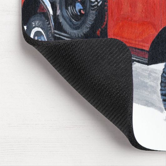 Antiker Power-Lastwagen-LKW Mousepad (Ecke)