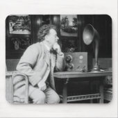 Antiker Radio, frühe 1900s Mousepad (Vorne)