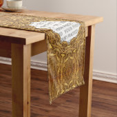 Antiker Rahmen I + Ihr Bild & Backgr. Kurzer Tischläufer (Beispiel)