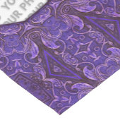 Antiker Rahmen III + Ihr Bild & Backgr. Kurzer Tischläufer (Ecke)