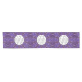 Antiker Rahmen III + Ihr Bild & Backgr. Kurzer Tischläufer (Horizontal)