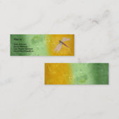 Antiker Regenbogen/Libelle Mini Visitenkarte (Vorne/Hinten)