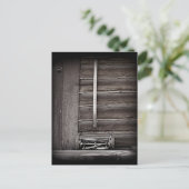 Antiker Regenmäher Postkarte (Stehend Vorderseite)