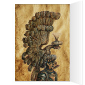ANTIKER RITTERHELM MIT ADLER-Pergament (Innen (Links))