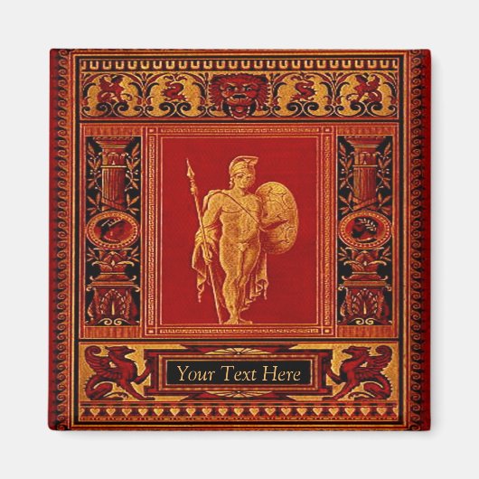 Antiker Roman Soldier Magnet (Vorne)