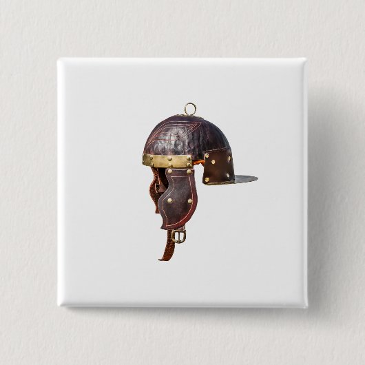 Antiker römischer Militärhelm Button (Vorderseite)