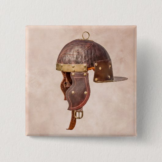 Antiker römischer Militärhelm Button (Vorderseite)