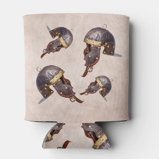 Antiker römischer Militärhelm Dosenkühler (Rückseite)