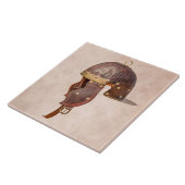Antiker römischer Militärhelm Fliese (Seite)