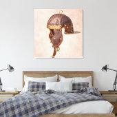Antiker römischer Militärhelm Leinwanddruck (Insitu (Schlafzimmer))